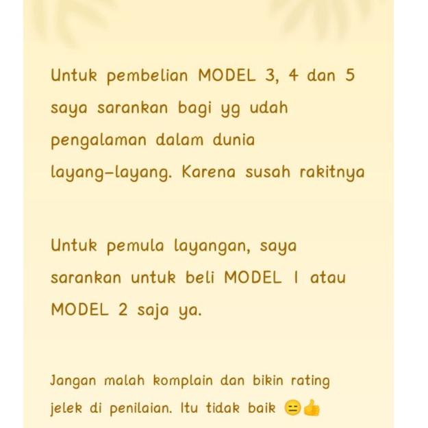 X-96✔) Jual Kerangka Layangan Peteng, Koang, Gapangan, Janggan Murah [estimasi pengiriman 2-4 hari] 