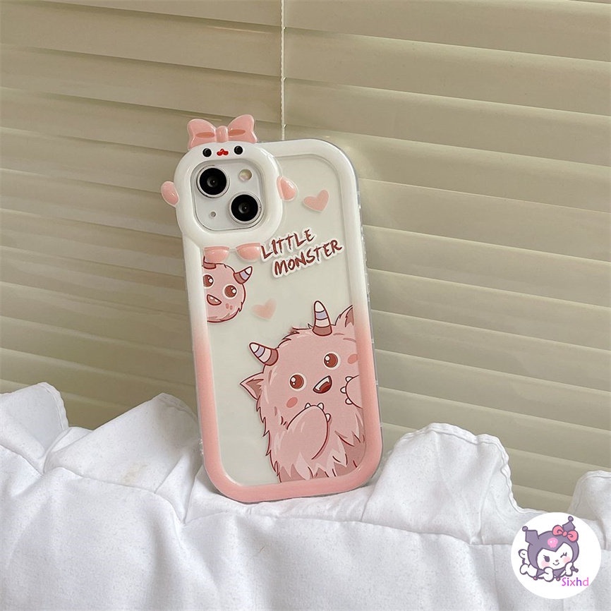 Realme Soft Case Pelindung Desain Kartun Monster Kecil Lucu Untuk C35 C31 C30 C25Y C21Y C25 C15 C12 C11 C21 C20 C17 C3 9i 7i 6i 5i 5s 5 Narzo 50A