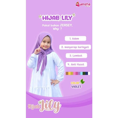 Lily hijab jilbab anak by quensha
