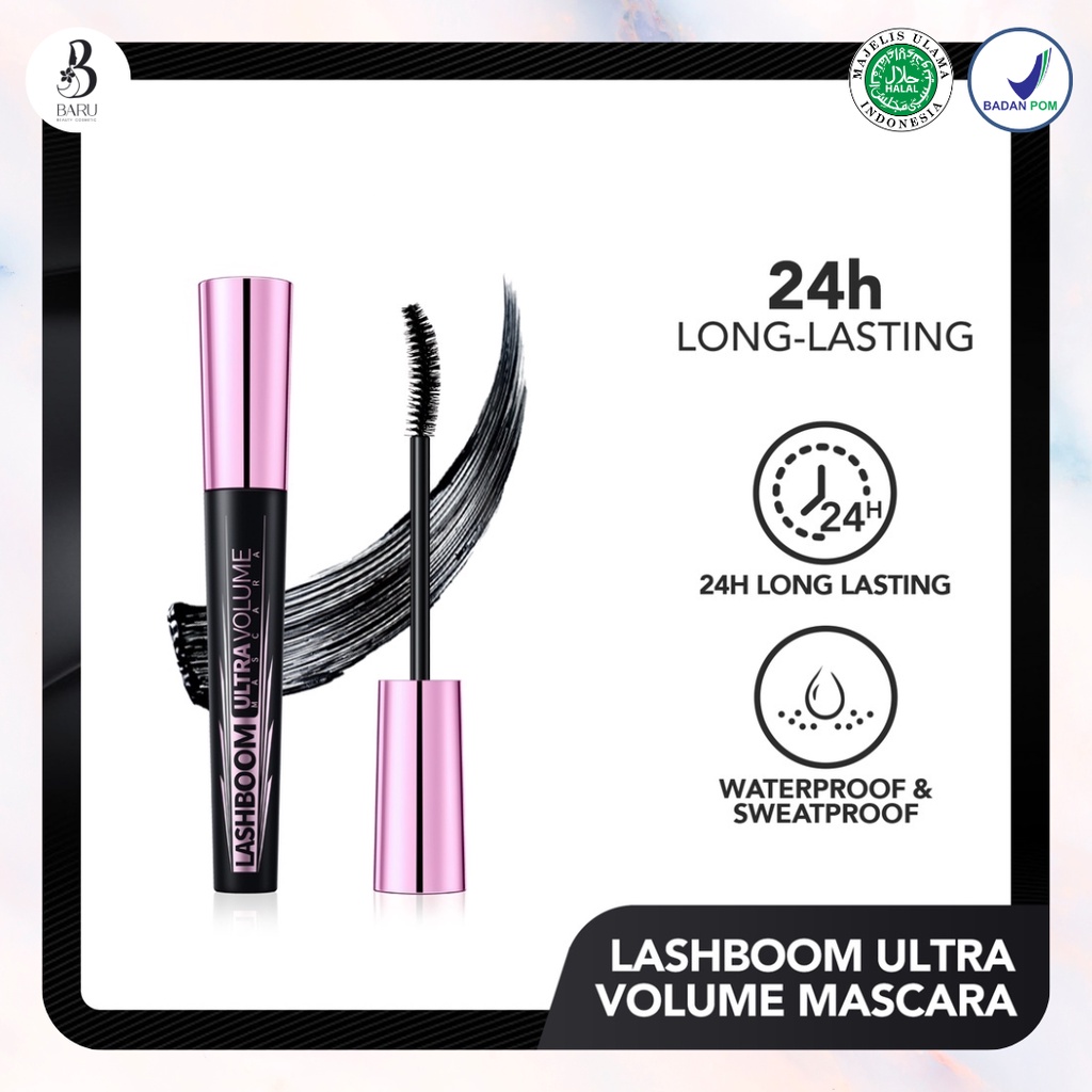 YOU Lashboom Ultra Volume Mascara | Maskara Waterproof | Tahan 24 Jam | Lash Lift | Kosmetik Mata_Cerianti