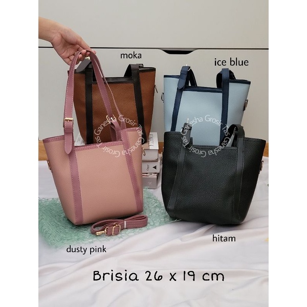 Brisia Totebag Wanita Pakai Resleting