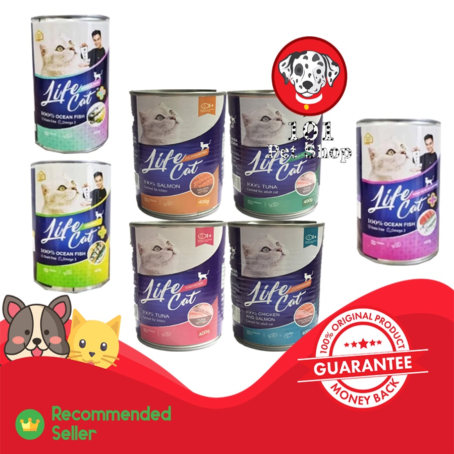 MAKANAN KUCING BASAH LIFE CAT 400GR