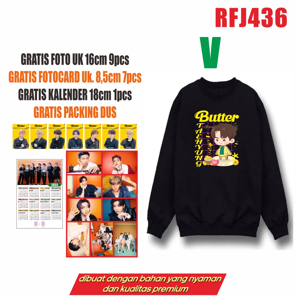 GRATISAN BYK!!! SWEATER KOMPLIT BUTTER IN THE SEOM RFJ436