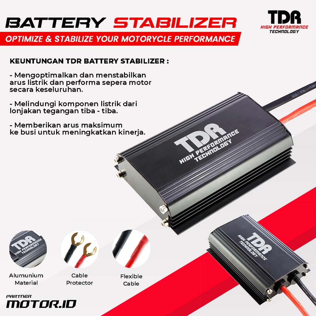 TDR Battery Stabilizer Stabilizer Aki Universal