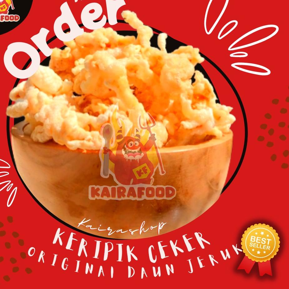 

Paling Laris KERIPIK CEKER ORIGINAL DAUN JERUK | PEDAS DAUN JERUK | CEKER KRISPI#