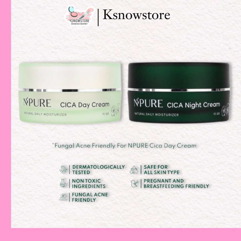 NPURE Day cream & night cream