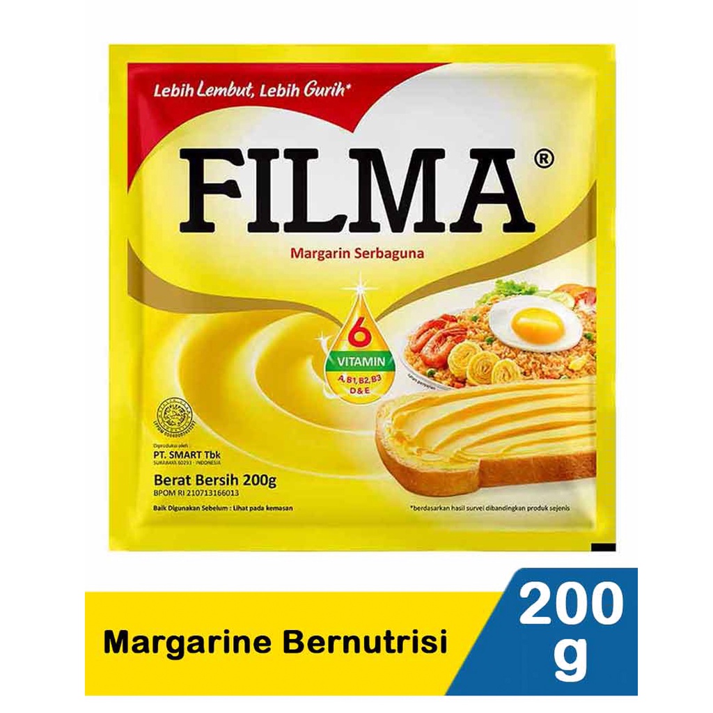 Jual Filma Margarine Serbaguna 200gr Shopee Indonesia