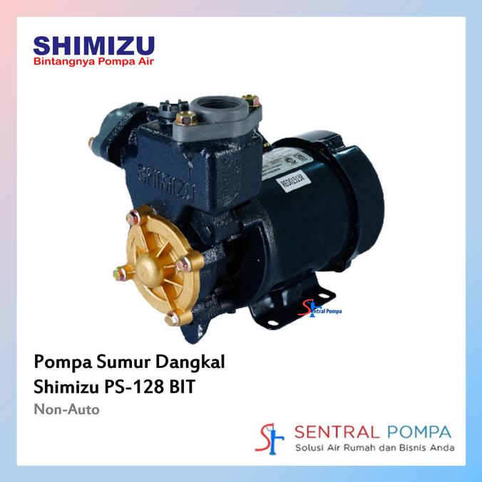 [ COD ] Mesin Pompa Air Sumur gali bor pendorong 125 watt Shimizu PS 128 Bit