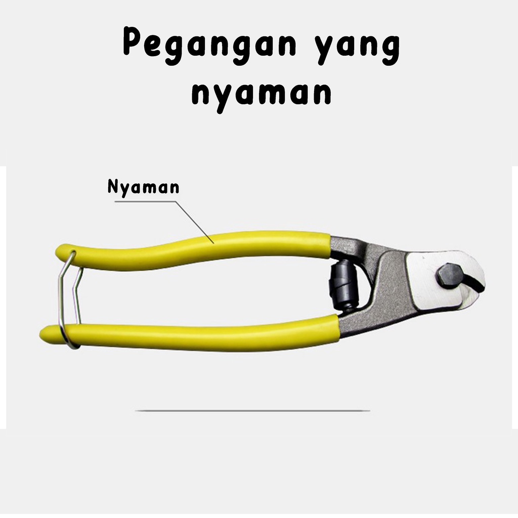 Hand Wire Cable Cutter Tang Potong Pemotong Kabel Kawat