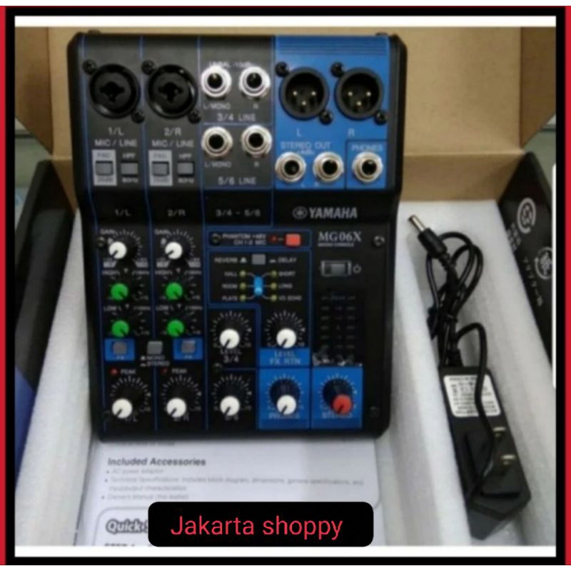 Promo mixer YAMAHA MG 06 XU mixer YAMAHA 6 channel mixer audio grosir..