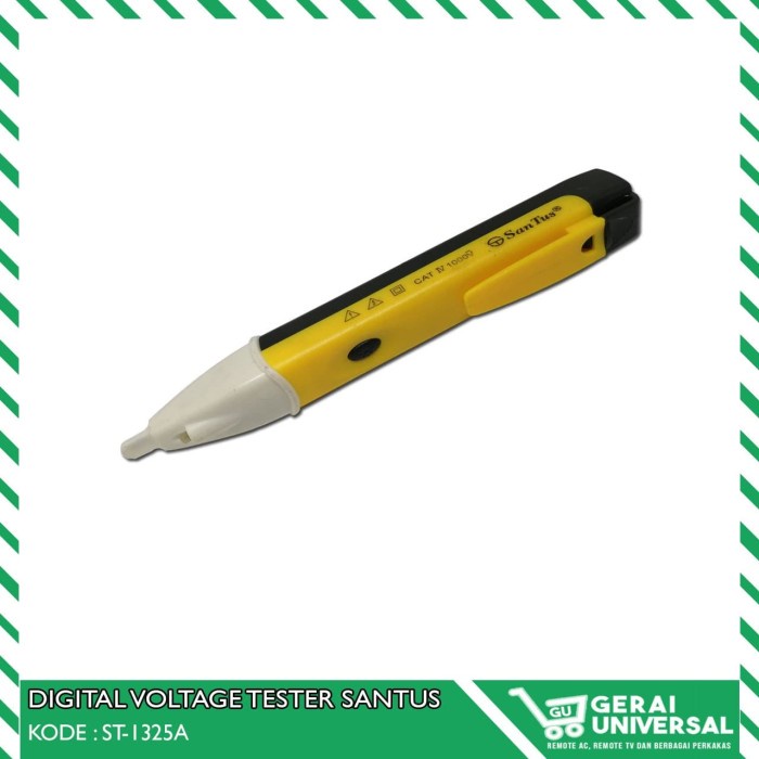 Jual [READY] Tespen Digital Voltage Tester Santus With Sound St-1325A
