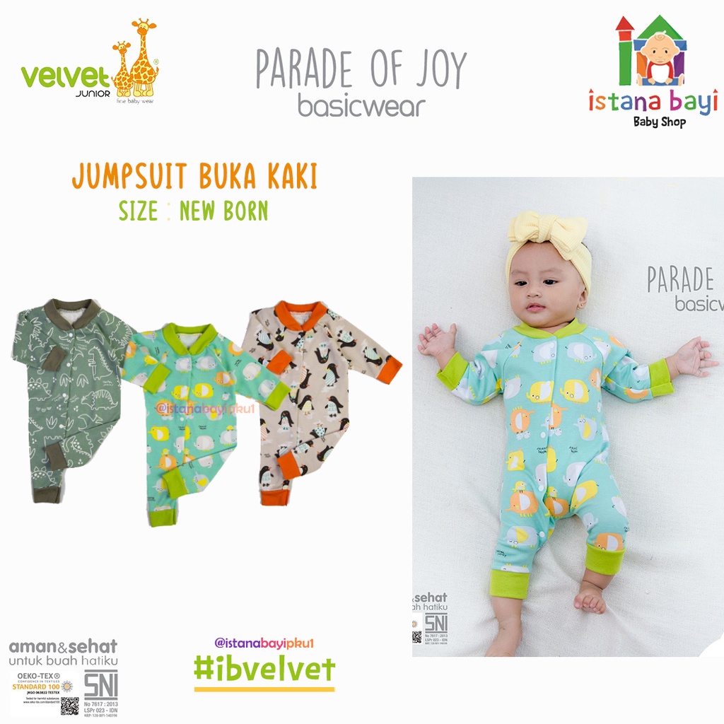 Velvet Junior GREAT ADVENTURE Jumsuit - Sleepsuit baby/Jumper bayi/Jumper anak