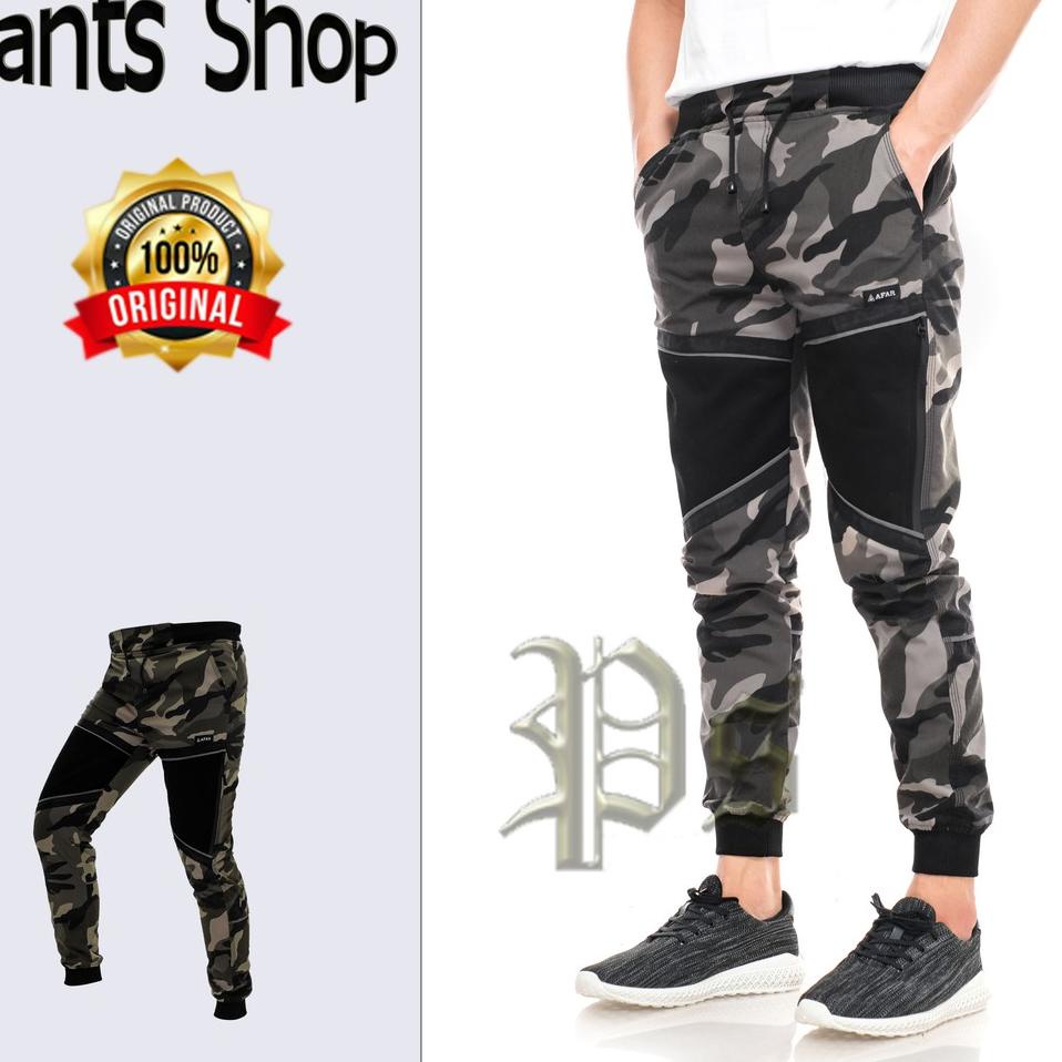 Terbaik celana jogger list army panjang | celana joger pria loreng