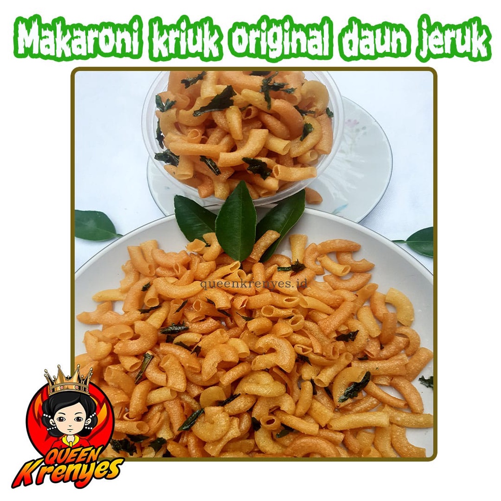 

Makaroni pipa bantet kriuk [1 kg] ORIGINAL asin gurih daun jeruk