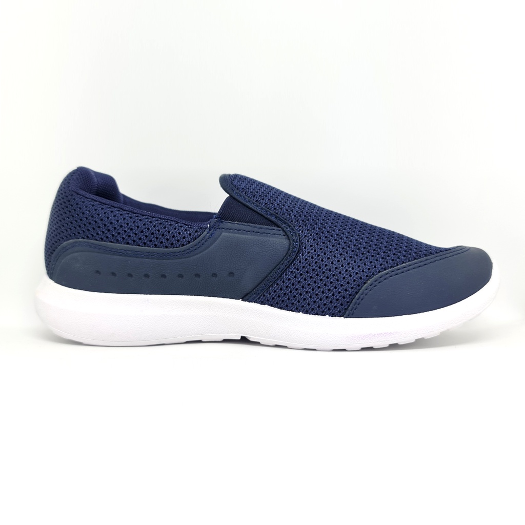 FIURI - Ando - ARKA 39-43 NAVY - Sepatu Sneakers Pria - Sepatu Olahraga Pria - Sepatu Knit Rajut Pria - Sepatu Jogging Pria - Sepatu Sport - Sepatu Slip On Pria - Sepatu Cowok