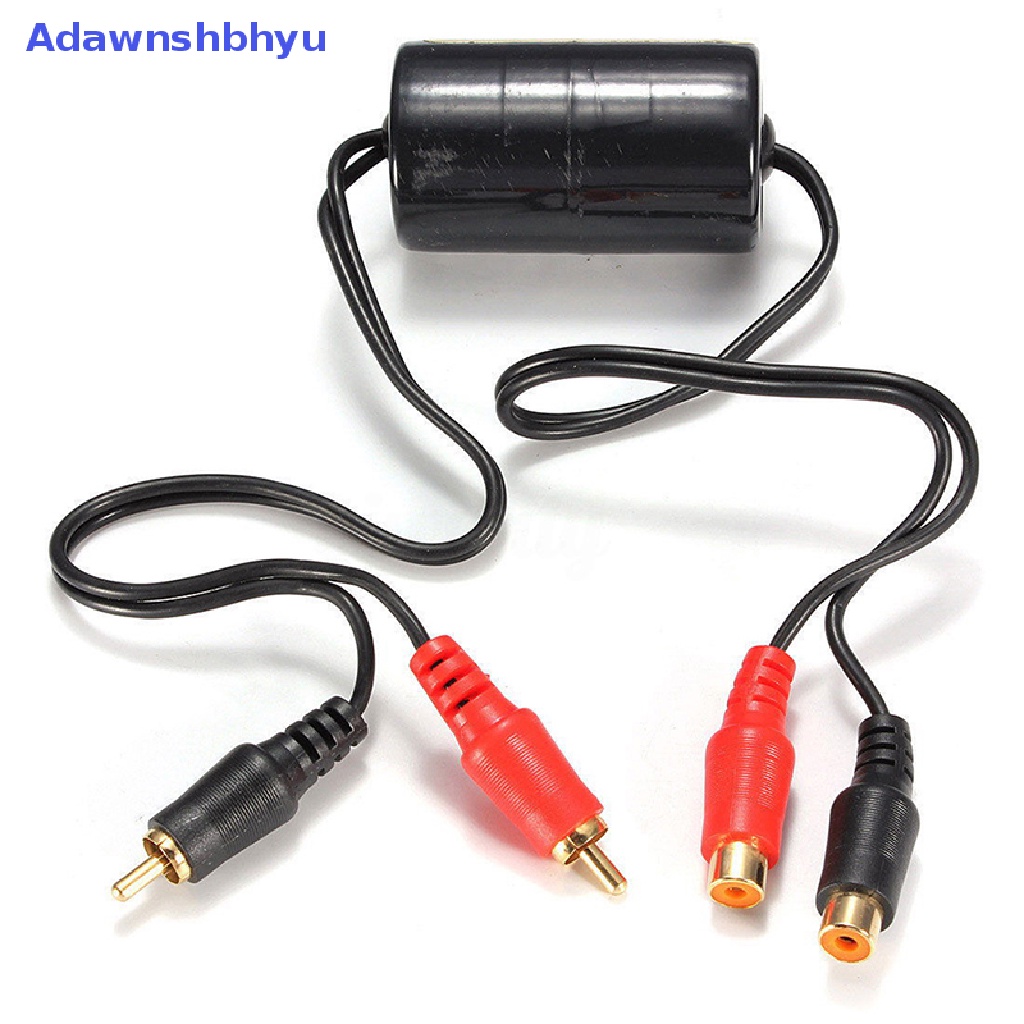 Adhyu RCA Audio Noise Filter Suppressor Ground Loop Isolator Untuk Mobil Dan Rumah Stereo ID