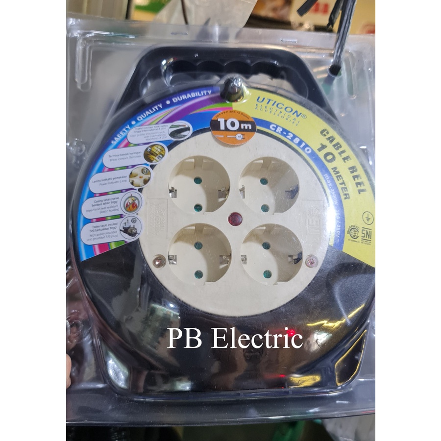 Kabel Roll 10 Meter Merk Uticon / Kabel Roll 10 Meter Uticon