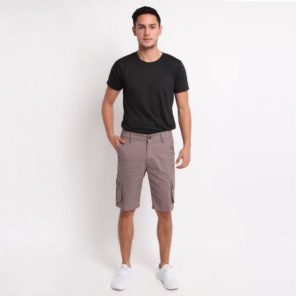 Celana Pendek Celana Cargo pendek Short Pants pria Celana celana PDL pendek Killer warna abu muda seri art SMCPD007
