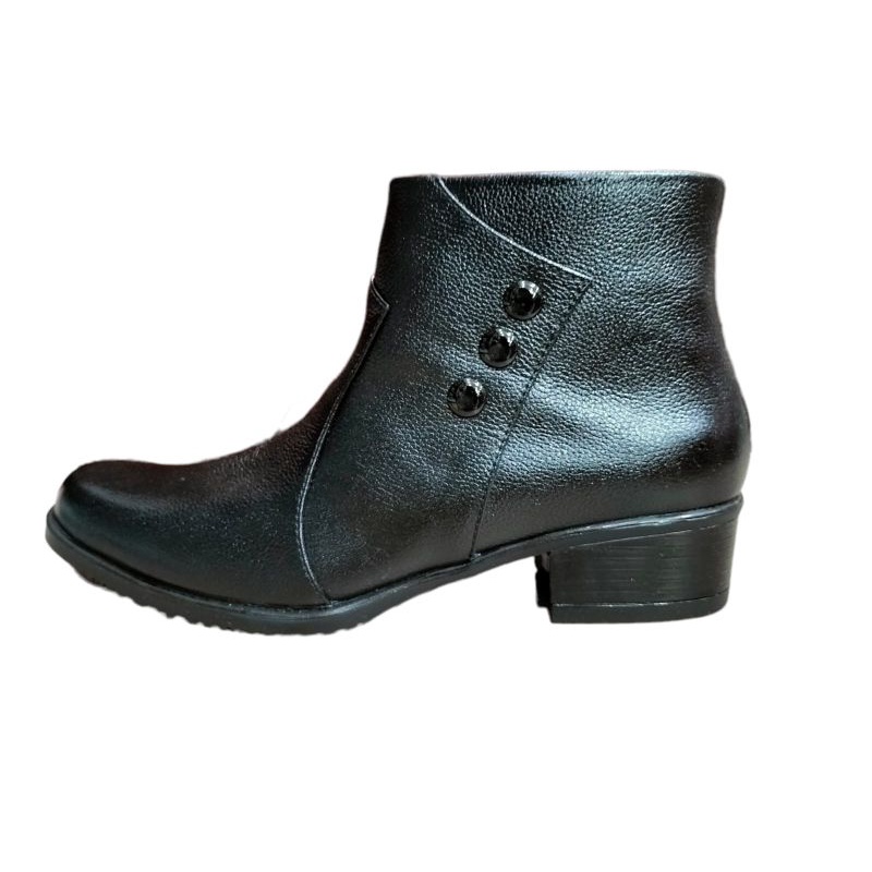 Sepatu Boots Wanita Formal Kulit Asli Scorpion 12432