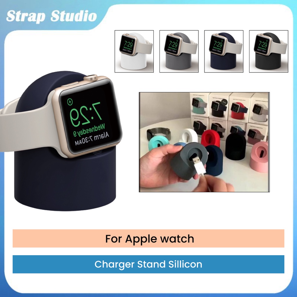 APPLE WATCH Charger Stand Holder iWatch Silicone Dock