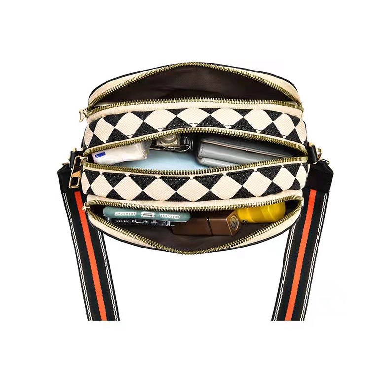 ZC 2614 RISCE TAS SELEMPANG IMPORT WANITA CEWEK PEREMPUAN JAKARTA BATAM MOTIF ZEBRA