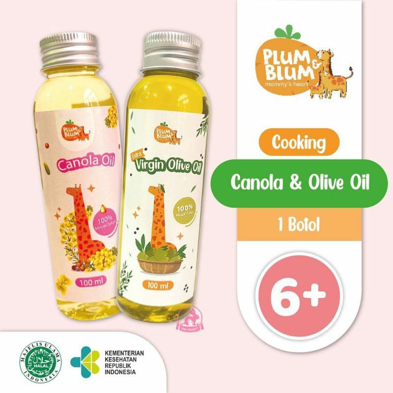 Plum &amp; Blum Extra Virgin Olive Oil 100ml/Canola Oil Minyak Zaitun