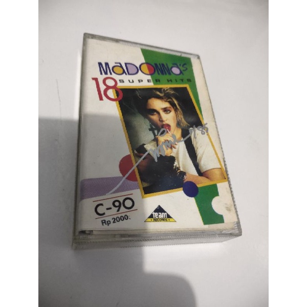 kaset pita madonna / 18 super hits