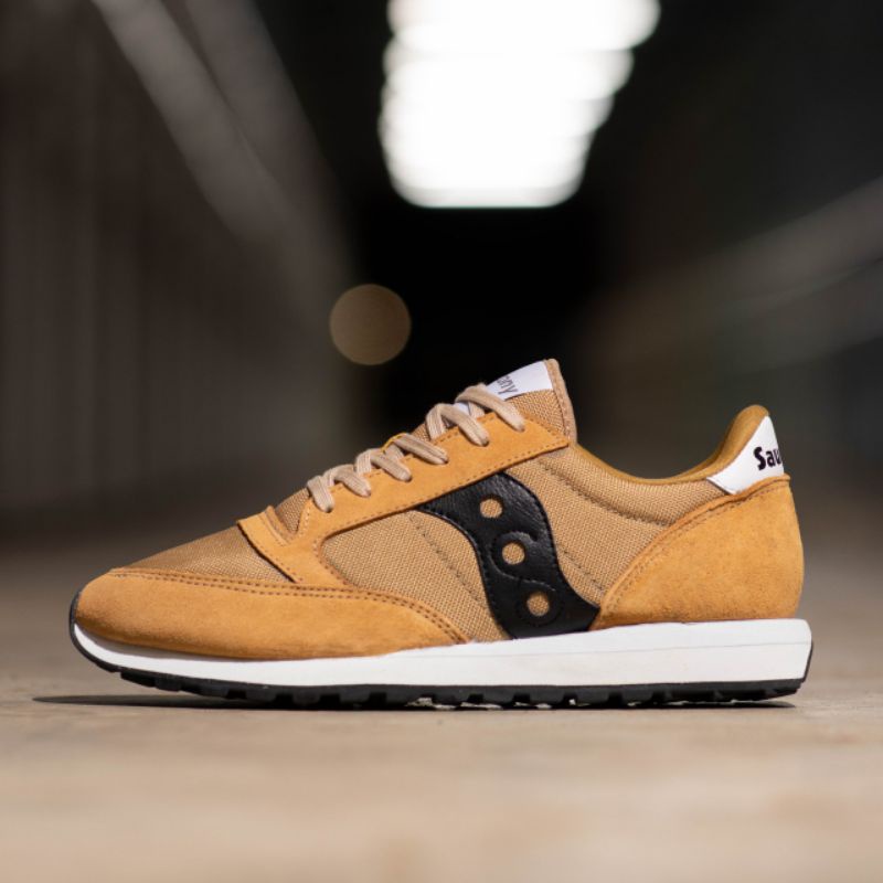 Sepatu Saucony Jazz Vintage Brown Black Unisex 100% Original - Sepatu Saucony Original