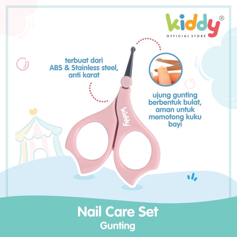 Kiddy KD95001 / KD95002 manicure set | nail care set | gunting kuku set bayi