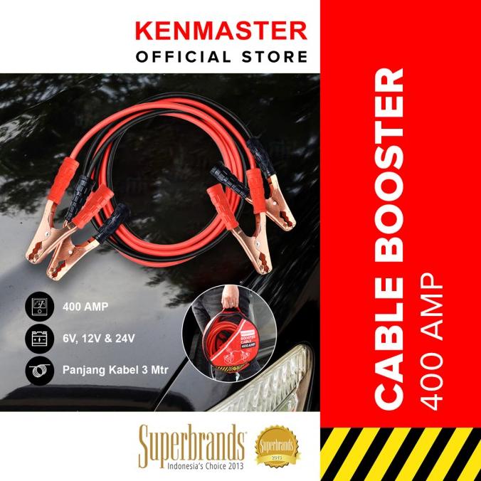 Kenmaster Kabel Booster Jumper Aki 400 Amp