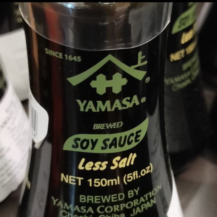 

Yamasa soy sauce less salt 150ml kecap