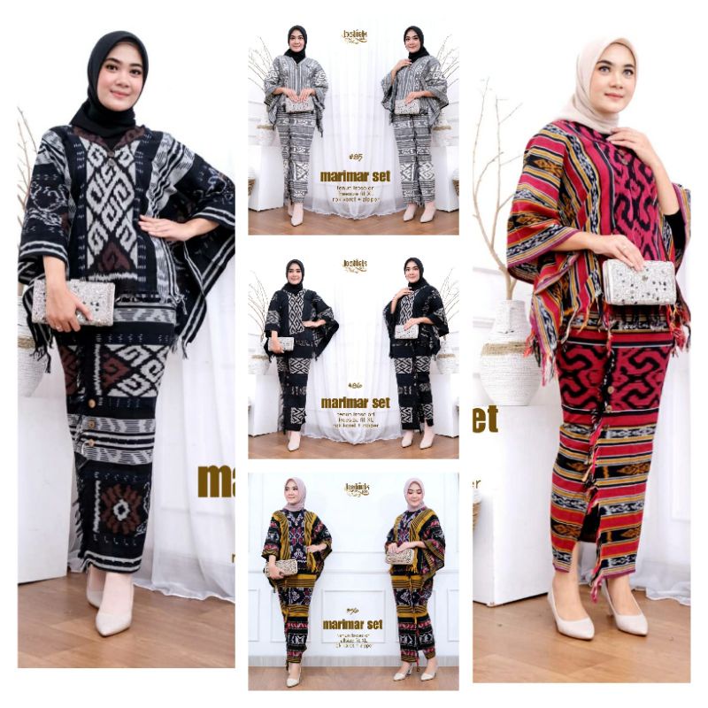 MARIMAR Set Tenun Troso ori | Batiek Solo