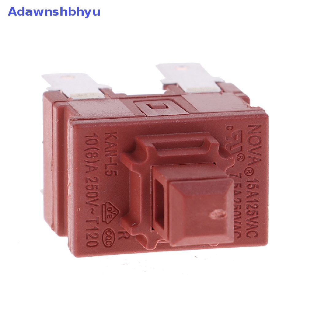 Adhyu Saklar Push Button KAN-L5 Switch 7.5A 250V AC 4pin ON OFF T120 Water Heater ID