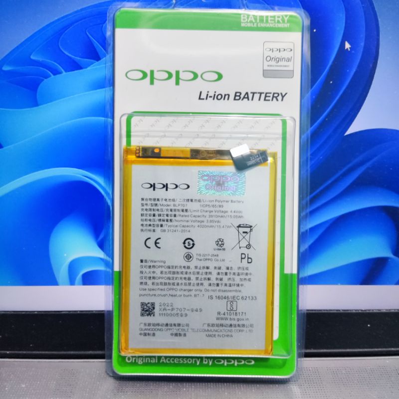 BATERAI BATRE BATTERY OPPO F11 BLP707 ORIGINAL