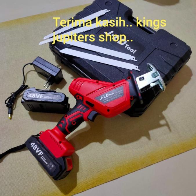 MESIN GERGAJI BATRAI DAPAT 2 BATRE JLD RECIPRO RESIPRO RECIPROCATING