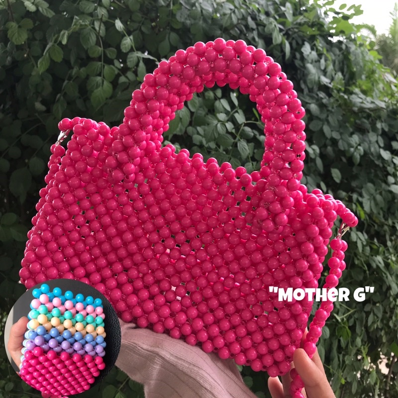 Louis Sling Bag Beads / Tas Mutiara / Tas Manik / Pearl Bag / Tas Korea / Tas Pesta / Tas Monte / Ta