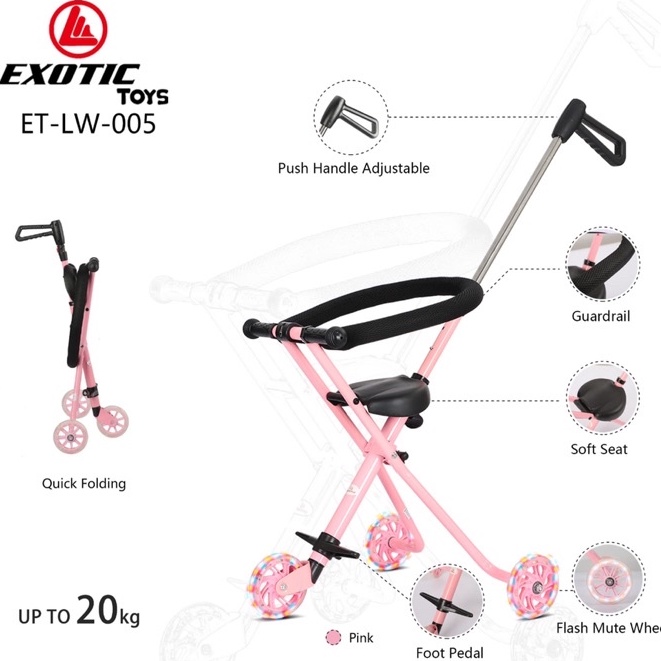 Kereta dorong anak bayi balita LW 105 LW 005 exotic baby stroller alat bantu bawa anak bayi balita LW105 LW005 LW 001 LW001 LW 002 LW002 LW 007 LW007 LW 011 LW011 LW 101 LW101