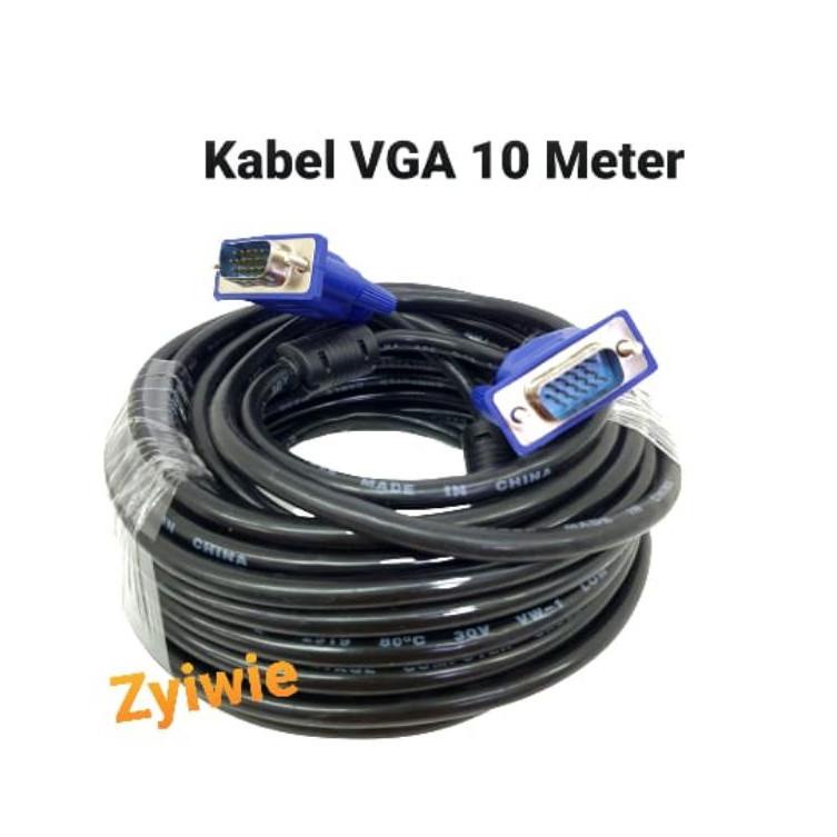 Murah Kabel VGA 10 Meter / Cable VGA 10m / Kabel VGA To VGA 10meter