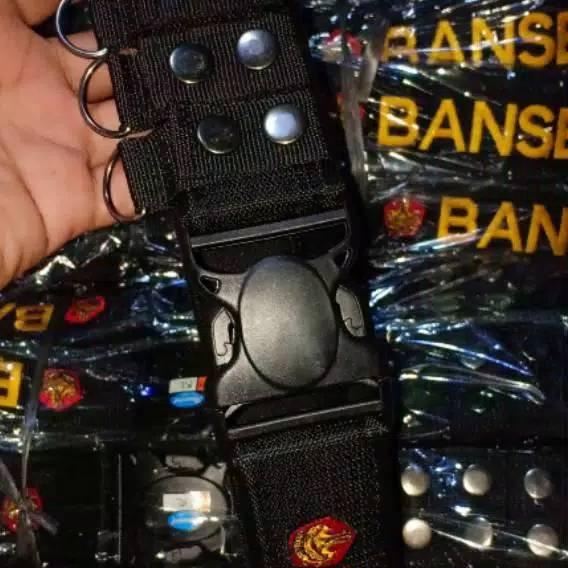 ザ Sabuk Kopel Klick Satpam Security Banser Atribut Ikat Pinggang Perlengkapan Banser Satpam Security