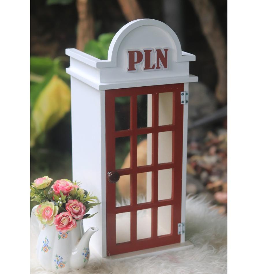 ゖ゚ Box listrik shabby box meteran listrik pascabayar. kotak penutup meteran listrik besar. Box sekri