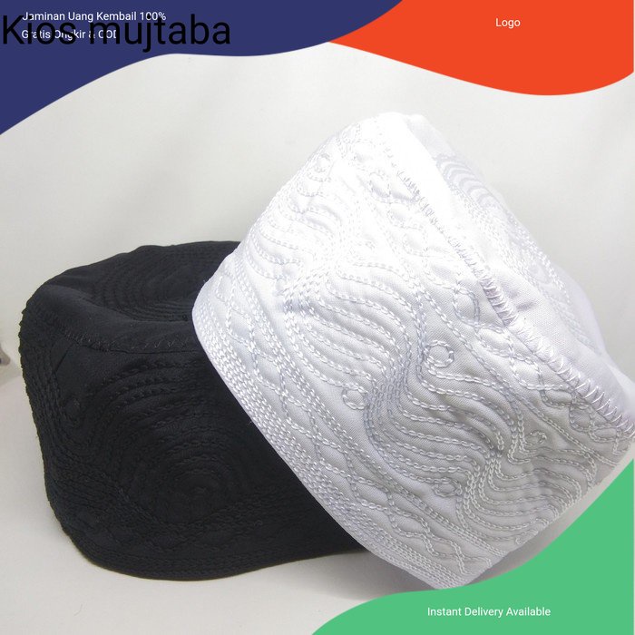 PECI MADINAH TINGGI HAJI BORDIR I OLEH OLEH HAJI - KOPIAH PECI MADINAH TINGGI ANAK - DEWASA