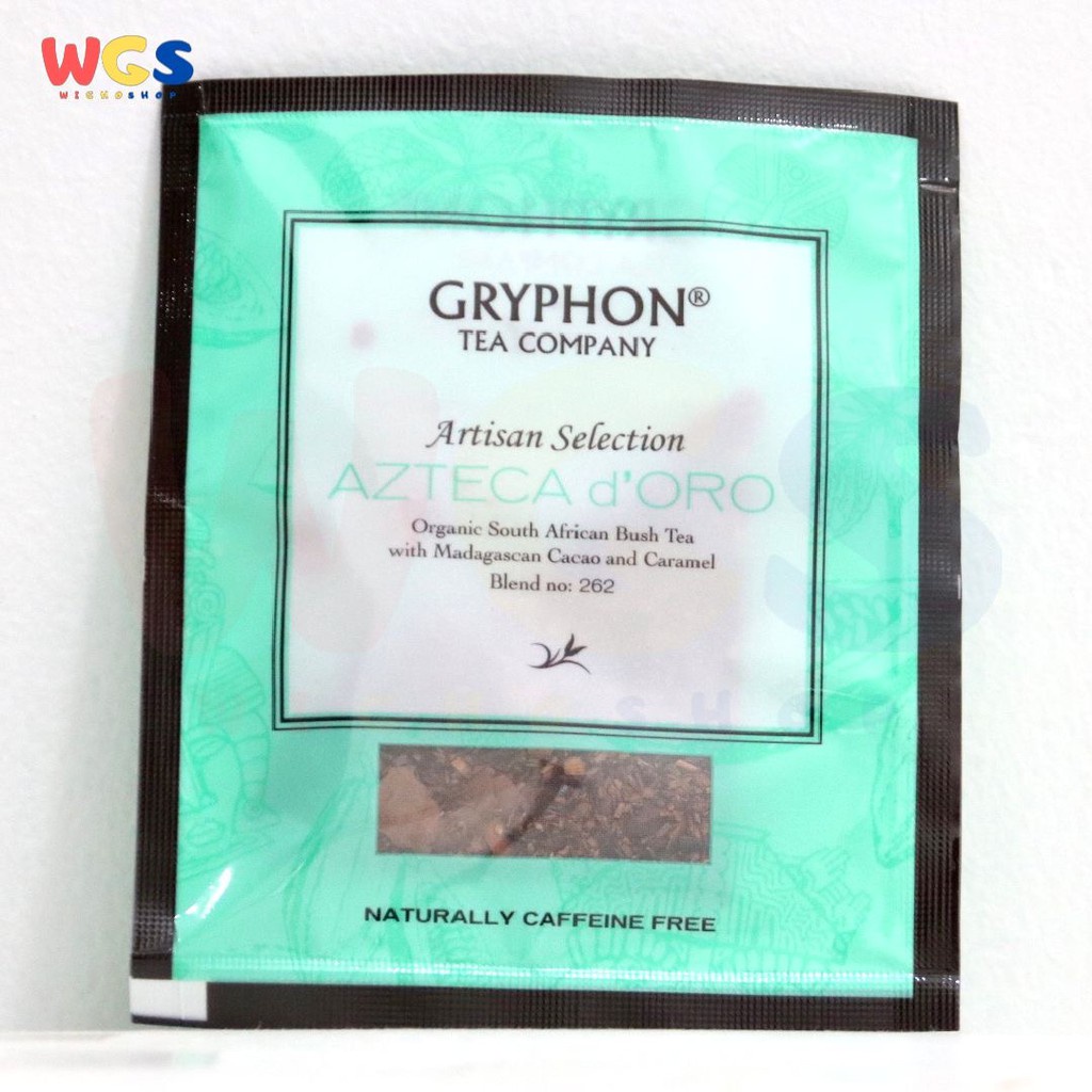 Gryphon Tea Bag Azteca D'oro Organic South African Bush Tea 1 Silken Sachet
