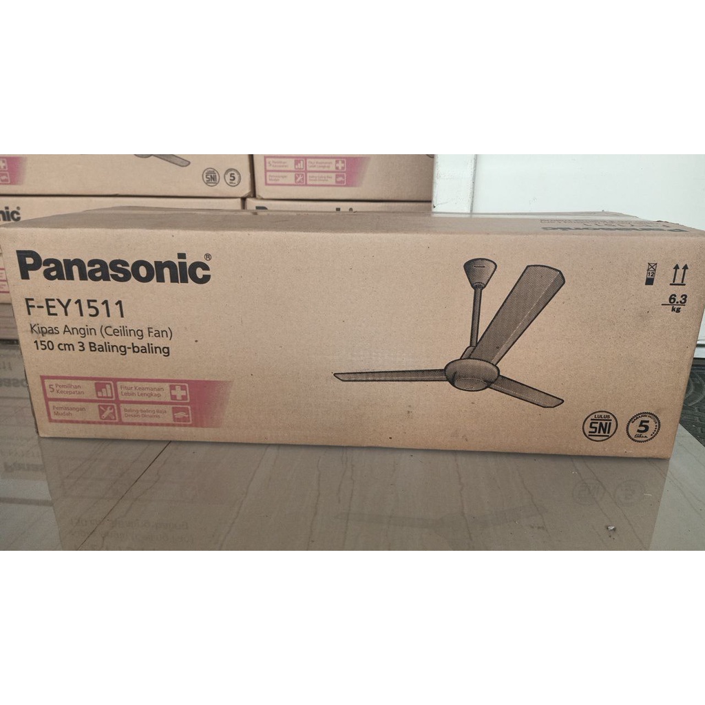 Panasonic Ceiling Fan F-EY1511 / Kipas Angin Plafon FEY1511