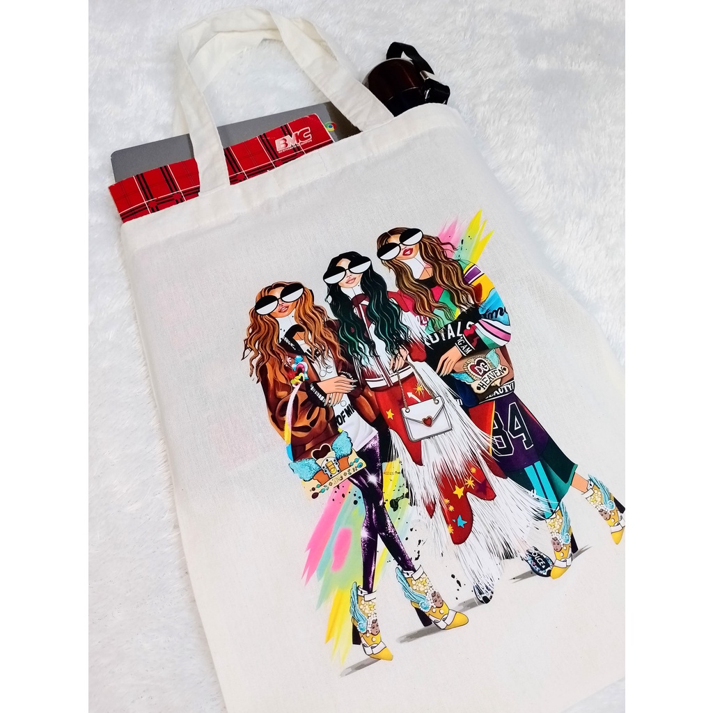 Totebag Tas Tote Fashion Tote bag premium Totebag zipper totebag velcro Termurah Tote bag Wanita