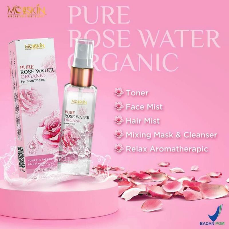 Pure Rose Water Organic