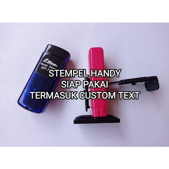 

Terlaris Stempel Handy Shiny SP-723 sudah termasuk text by request Termurah