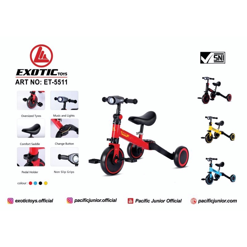 Balance Bike Sepeda Anak Murah Aviator Dan Exotic