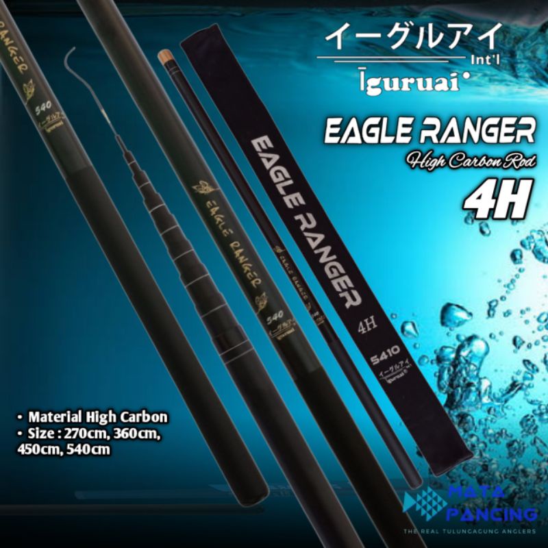 Joran tegek iguruai eagle ranger 360 450 540 carbon medium hard
