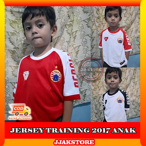 Jersey Training Persija 2017 Anak Jersey KIDS anak persija jakarta GW Roar MERAH PUTIH HITAM