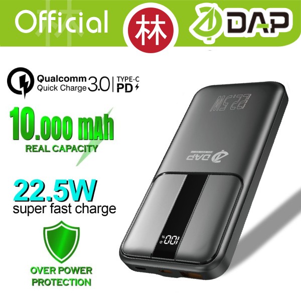 Vivan VPB-M10 10000mAh Dual Output &amp; Input 18W Two Way QC3.0 Powerbank